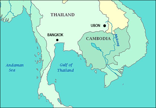 Ubon map